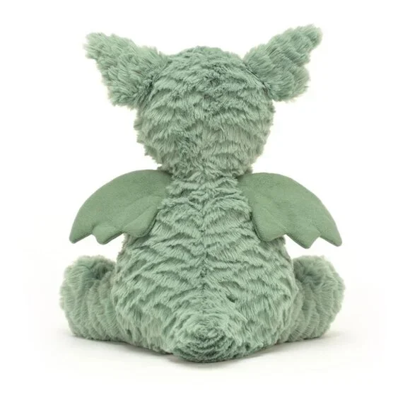 Jellycat FUDDLEWUDDLE DRAGAON authentic US seller NWT out of stock giftable - Picture 2 of 10